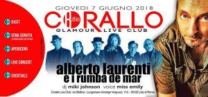 Corallo Ostia Giovedì 7 Giugno 2018 – Glamour Live Club