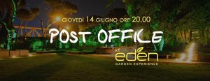 EDEN Roma Giovedì 14 Giugno 2018 – Post Office at Eden