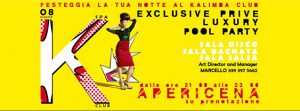 Kalimba Club Venerdì 8 Giugno 2018 – Luxury Pool Party