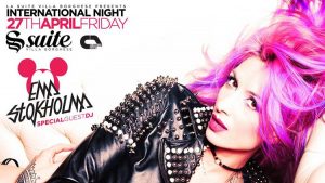 La Suite Venerdì 27 Aprile 2018 – International Night w / Ema Stokholma