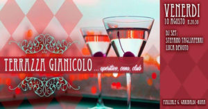 Terrazza del Gianicolo Venerdì 10 Agosto 2018