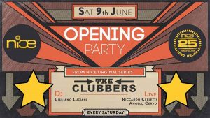 NICE Roma Sabato 9 Giugno 2018 – Official Opening Party – The Clubbers