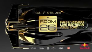 Room 26 Roma Sabato 14 Aprile 2018 – Saturday Night