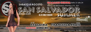 San Salvador Sabato 4 Agosto 2018 – #SoloCoseBelle