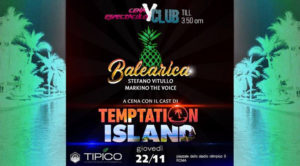 Balearica Giovedì 22 Novembre 2018 – Cena, espectàculo y club