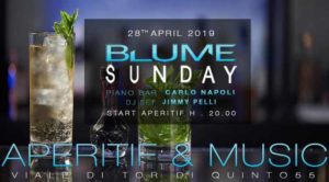Blume | Domenica 28 Aprile 2019 | Aperitif&Music