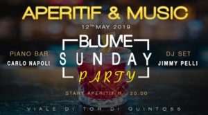 Blume | Domenica 12 Maggio | Aperitif&Music