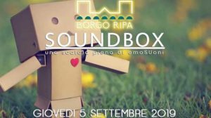 Borgo Ripa | Giovedì 5 Settembre 2019
