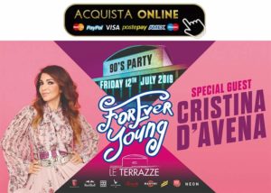 Le Terrazze Eur | Venerdì 12 Luglio 2019 Special Guest Cristina D’Avena