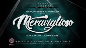 Eden Experience – giovedì