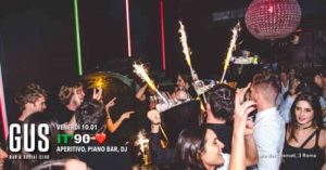 GUS | Apericena e Discoteca – Venerdì 10 Gennaio 2020