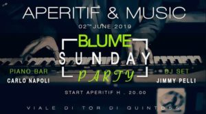 Blume | Domenica 2 Maggio 2019 | Aperitif&Music
