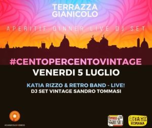 Terrazza Gianicolo | Venerdì 5 Luglio 2019
