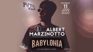 Piper Club | Sabato 11 Gennaio 2020 – Babylonia