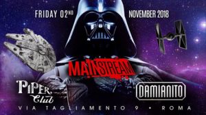 Piper Club Roma Venerdi 2 Novembre 2018 – Mainstream