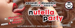 Discoteca San Salvador 7 Dicembre | Nutella Party