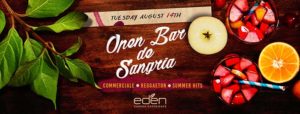 EDEN Roma Martedì 14 Agosto 2018 – OPEN BAR di Sangria – Ferragosto | Free Entry