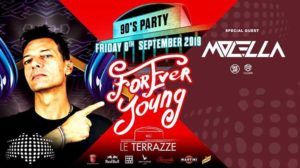 Le Terrazze Eur | Venerdì 6 Settembre 2019 | Serata Dance Anni ’90 con Molella