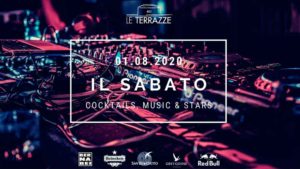 Le Terrazze Eur Roma – Sabato 1 Agosto 2020 – Cocktail bar e Music